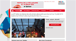 Desktop Screenshot of 2012.festivalcite.ch