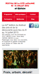 Mobile Screenshot of 2012.festivalcite.ch